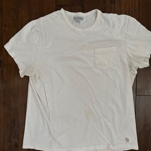 Wallace & Barnes Single-Stitch Tubular Pocket T-Shirt - Made i…